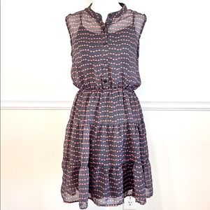 MOSSIMO SUPPLY CO Lined Button Front Dress M